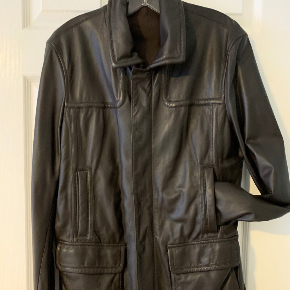Butter soft Leather Jacket - Mens Elie Tahari - FIELD JACKET